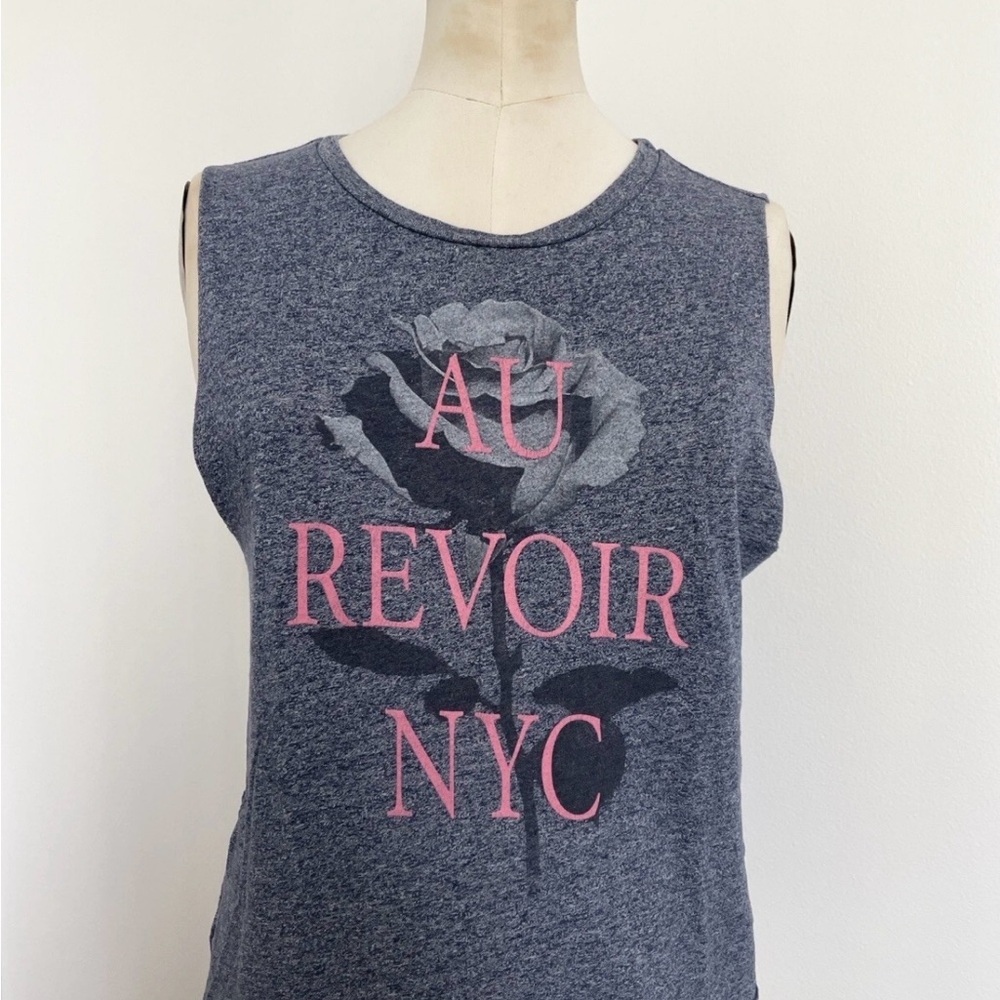 Abercrombie Women’s Y2K Vintage Tank Top Tee Au Revoir NYC New York City M